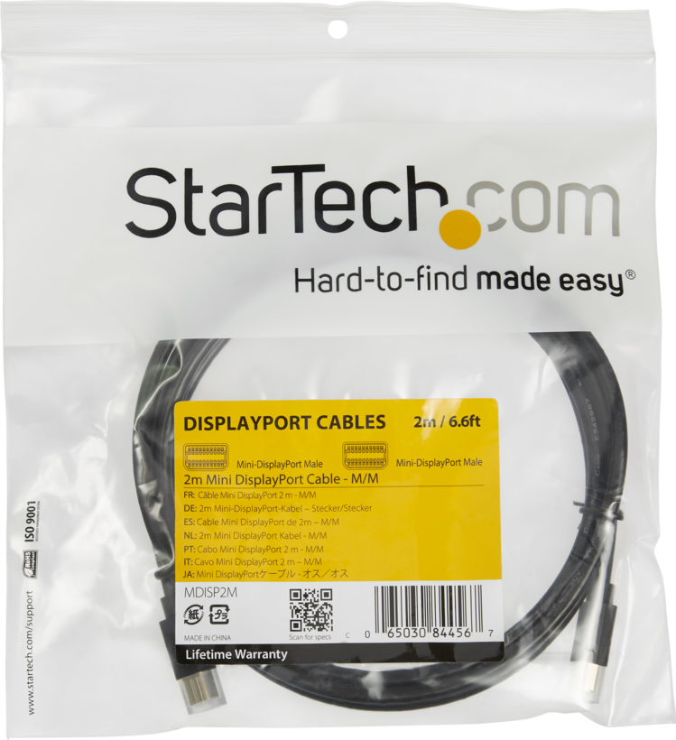 Startech MDISP1M - Cable DisplayPort, Mini DisplayPort (M) a Mini DisplayPort (6)
