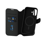 PanzerGlass CARE™ by ® Tango 2-in-1 Wallet Case w. MagSafe iPhone 16 funda para teléfono móvil Negro