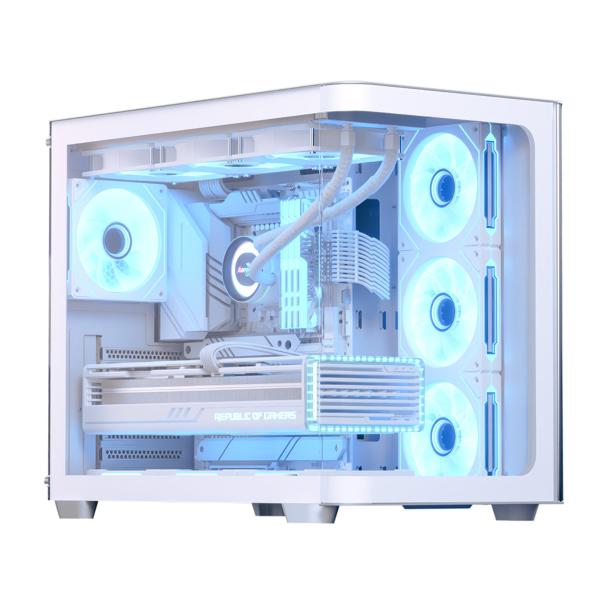 Aerocool P500C Midi Tower Blanco