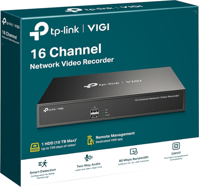 Grabadora de vídeo TP-LINK VIGI NVR1016H (3)