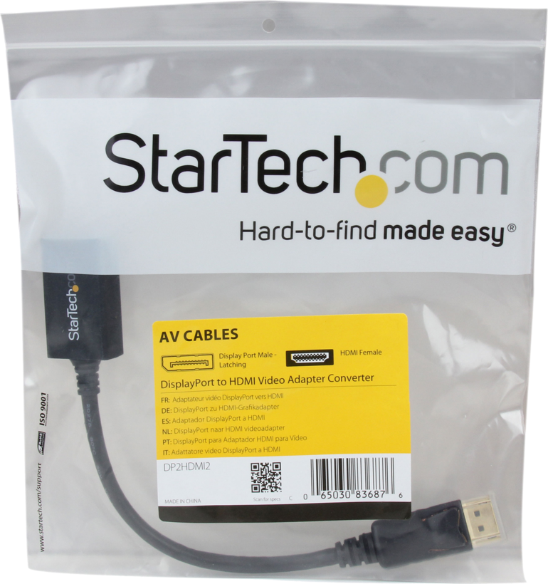 Startech DP2HDMI2 - Adaptador de vídeo, DisplayPort macho a HDMI hembra (2)