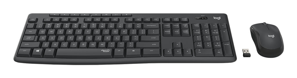 Logitech 920-009796 teclado Ratón incluido Oficina RF inalámbrico QWERTZ Suizo Grafito (4)