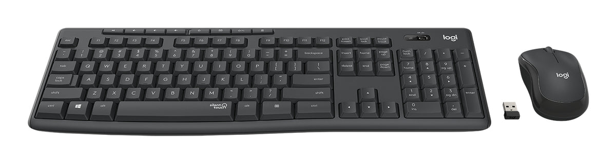Logitech 920-009796 teclado Ratón incluido Oficina RF inalámbrico QWERTZ Suizo Grafito (4)