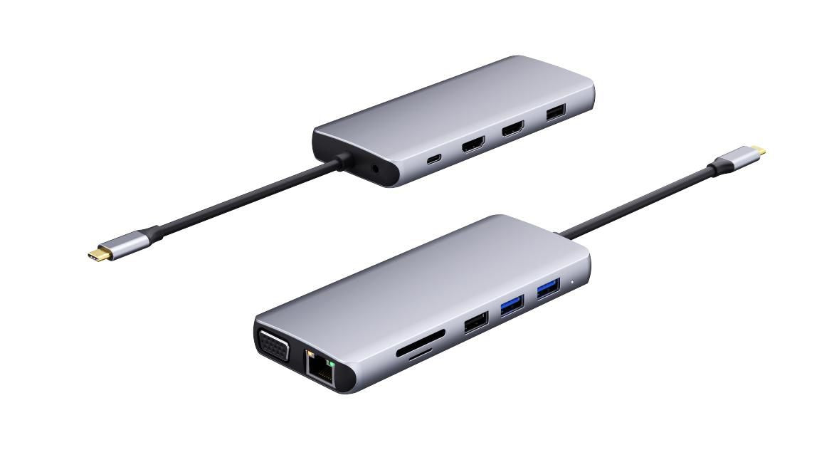 eSTUFF ES623009 hub de interfaz Gris (2)
