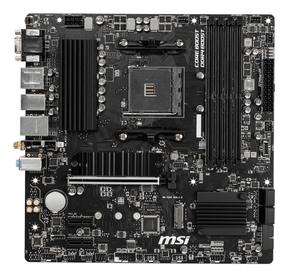 MSI B550M PRO-VDH WIFI placa base AMD B550 Zócalo AM4 micro ATX (3)