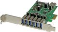 Startech PEXUSB3S7 - 7x USB A, Hub Interno, Adaptador USB, PCIe 2.0, USB