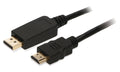 2-Power CAB0039A adaptador de cable de vídeo 2 m DisplayPort HDMI tipo A (Estándar) Negro