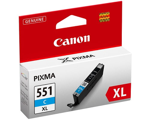 Canon CLI-551XL C w/sec cartucho de tinta 1 pieza(s) Original Alto rendimiento (XL) Fotos cian (2)