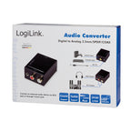 LogiLink CA0101 convertidor de audio Negro (7)