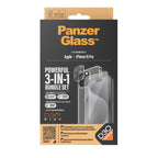 PanzerGlass ® 3-in-1 Bundle iPhone 15 Pro Protector de pantalla Apple 1 pieza(s) (3)