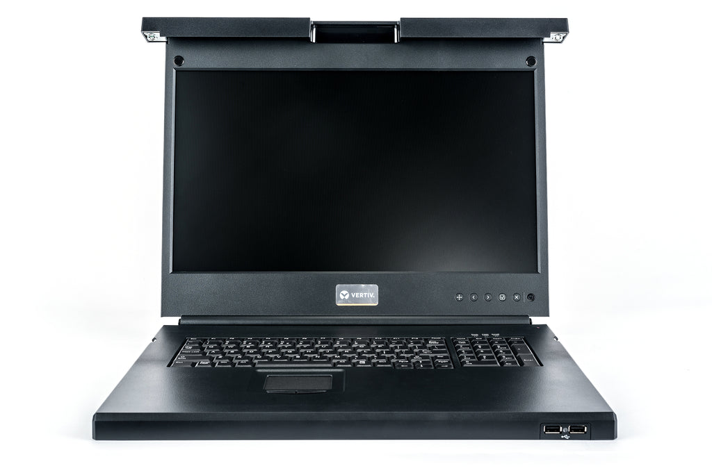 Vertiv Avocent LRA185KMM8D-201 consola de rack 48,3 cm (19") 1366 x 768 Pixeles Plástico, Acero Negro 1U (2)