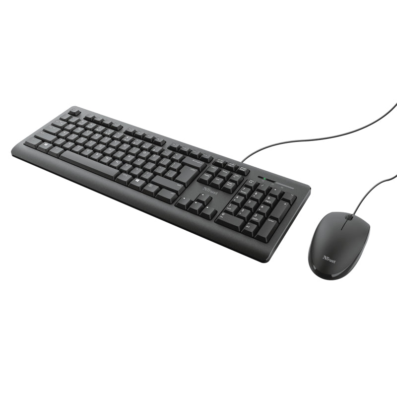Trust TKM-250 teclado Ratón incluido Universal USB QWERTY Inglés del Reino Unido Negro (2)