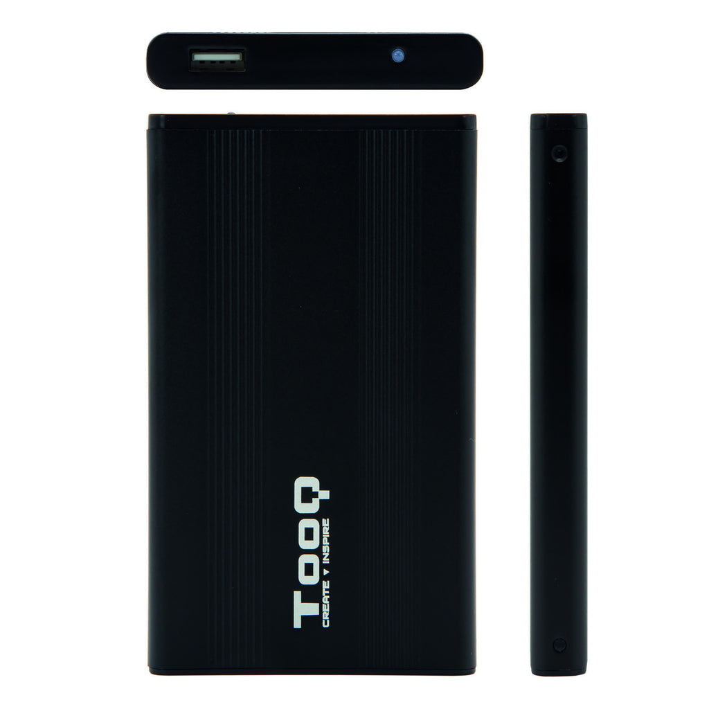 TooQ TQE-2510 Caja de disco duro (HDD) Negro 2.5" (5)