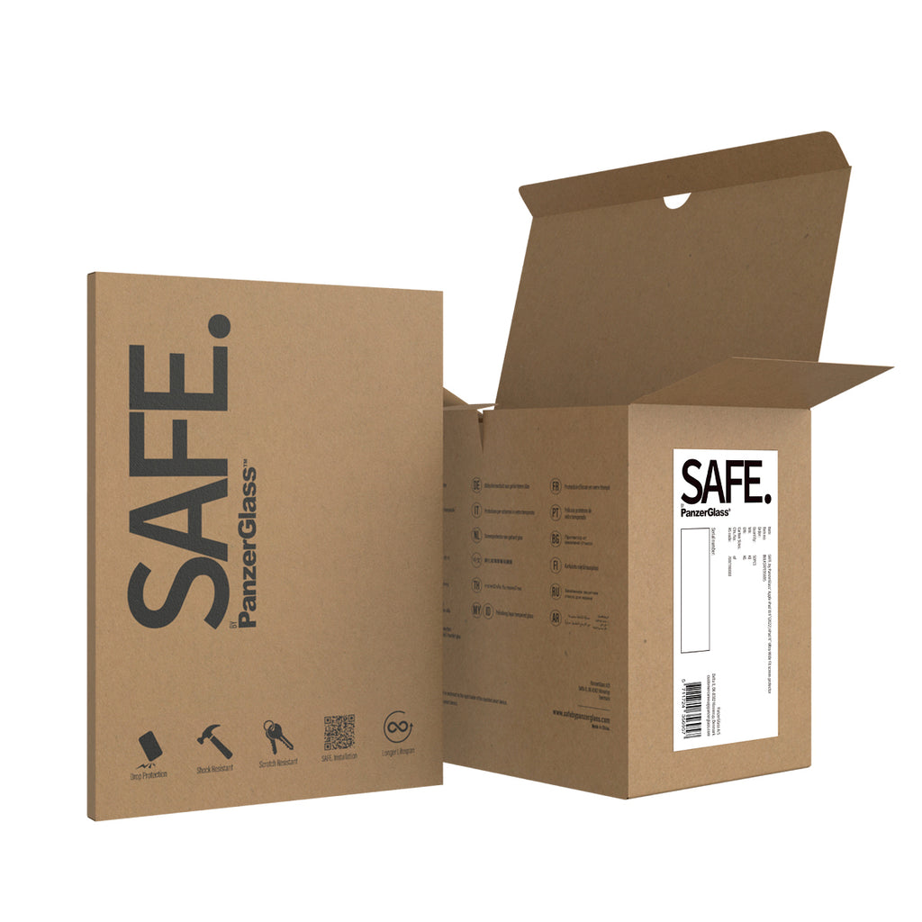 PanzerGlass SAFE. by ® Screen Protector iPad Air 11" (2024-2026) | iPad 11'' (2025) | iPad 10.9'' (2022) | Ultra-Wide Fit | Bulk Protector de pantalla Apple 50 pieza(s) (5)