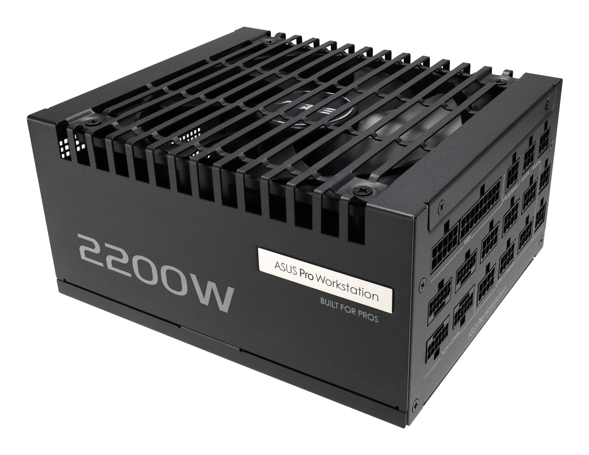 ASUS Pro WS 2200W Platinum unidad de fuente de alimentación 20+4 pin ATX ATX Negro (9)