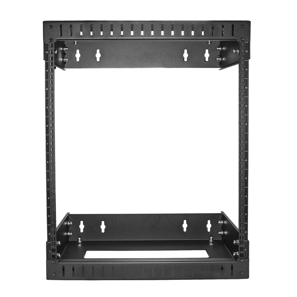 StarTech.com RK12WALLOA armario rack Bastidor de pared Negro (2)