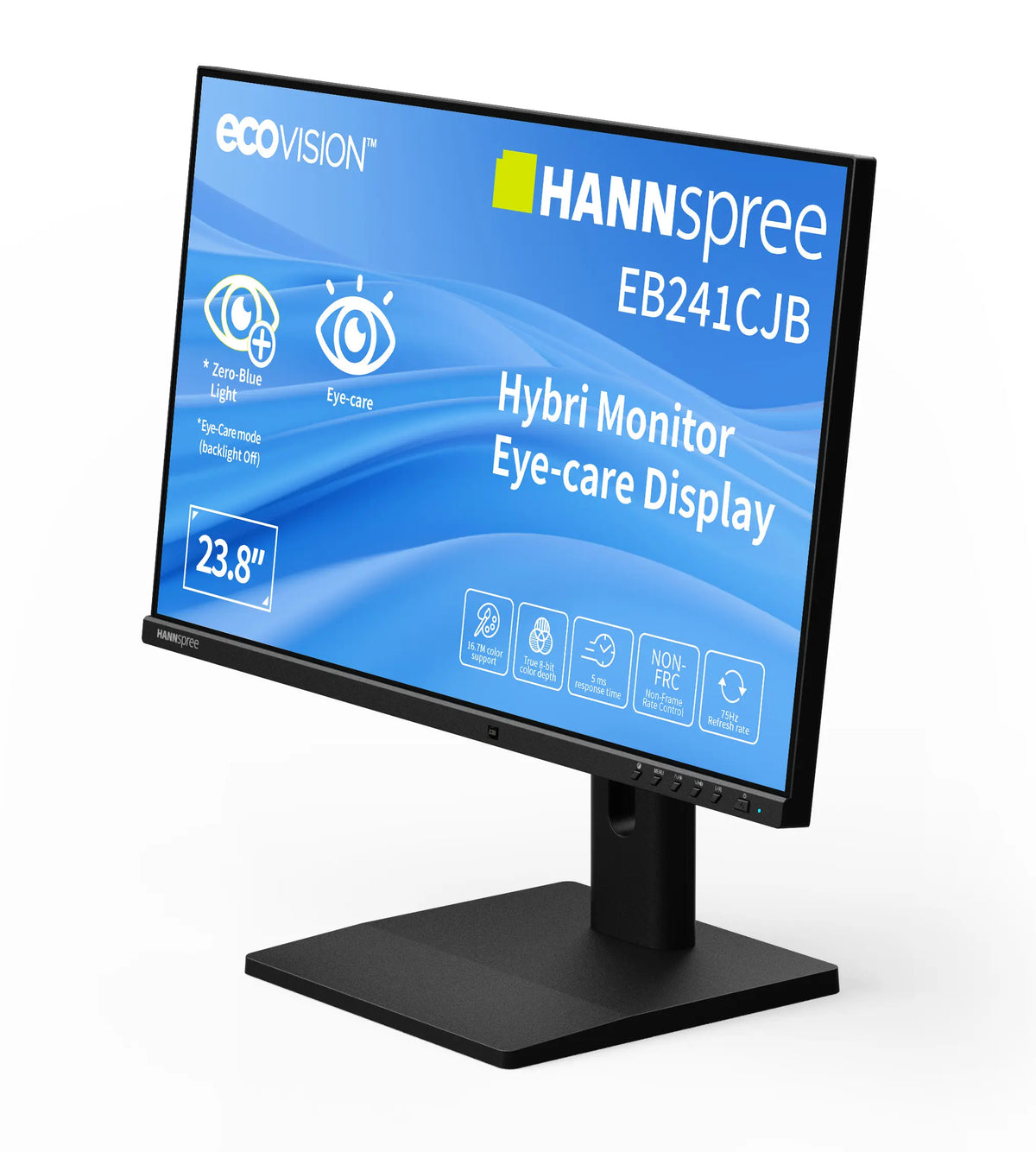 Hannspree Hybri Monitor EB241CJB pantalla para PC 60,5 cm (23.8") 1920 x 1080 Pixeles Full HD LCD Negro (2)
