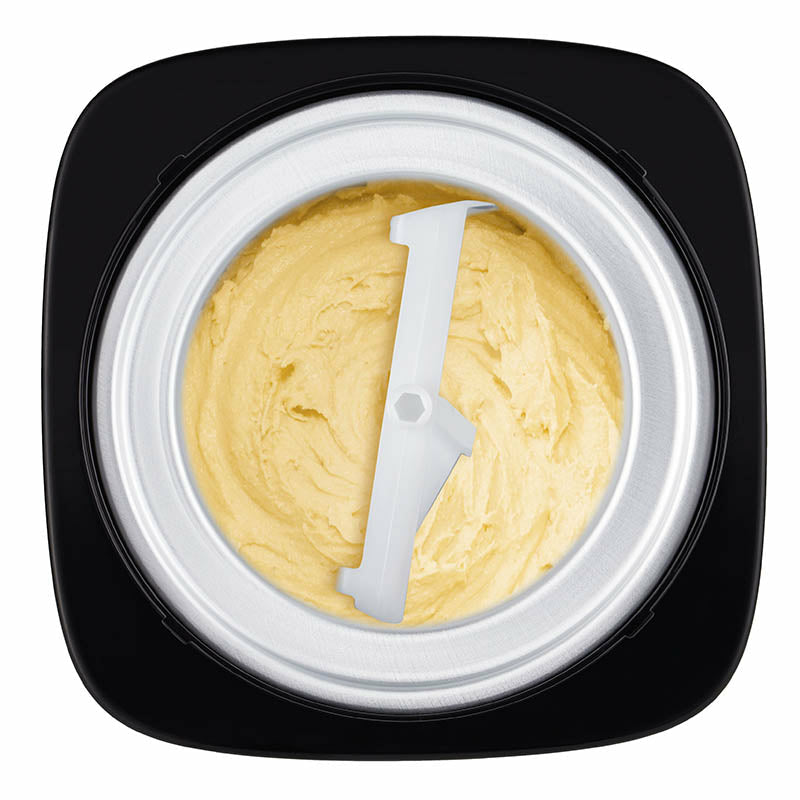Unold 48855 máquina para helados Heladera tradicional 1,5 L 12 W Negro, Acero inoxidable (4)