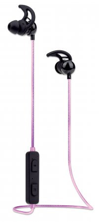 Manhattan 179591 auricular y casco Auriculares Inalámbrico gancho de oreja, Dentro de oído, Banda para cuello Llamadas/Música MicroUSB Bluetooth Negro (3)