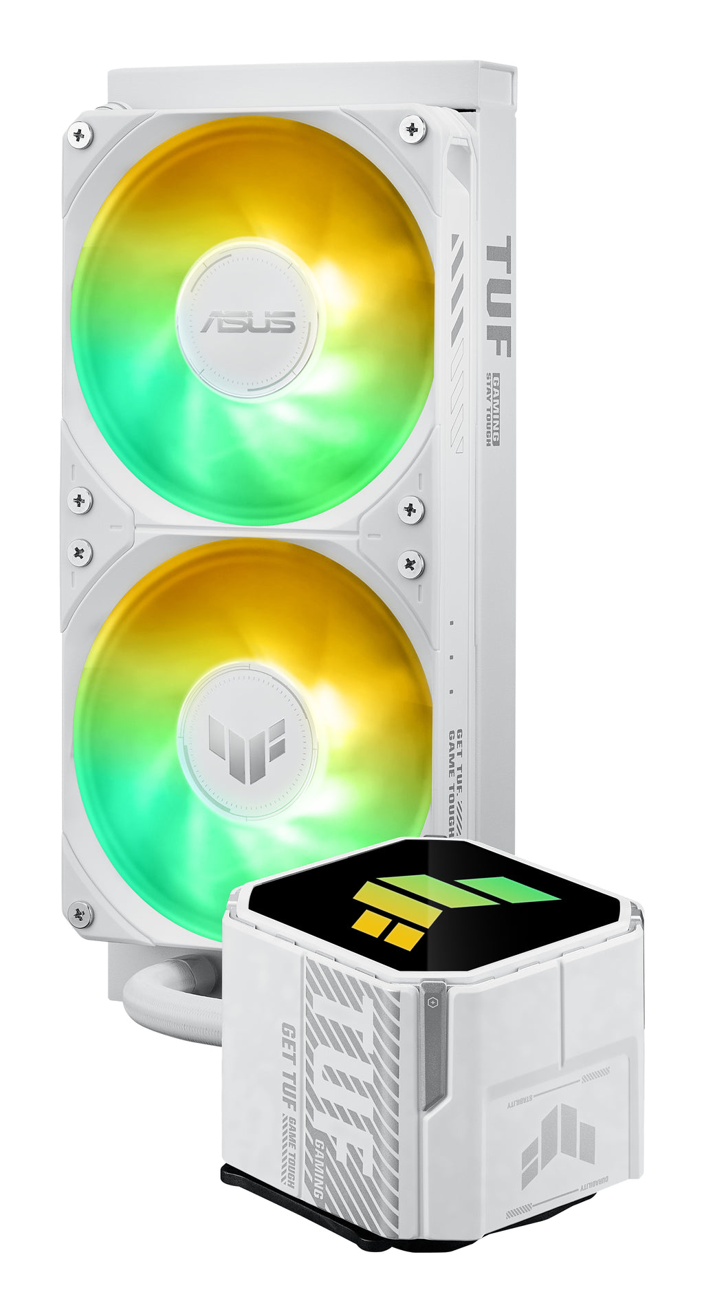 ASUS TUF GAMING LC III 240 ARGB WHT Procesador Sistema de refrigeración líquida todo en uno 12 cm Blanco (7)