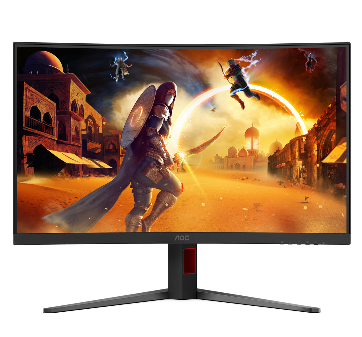 AOC G4 C32G4Z pantalla para PC 80 cm (31.5") 1920 x 1080 Pixeles Full HD LCD Negro, Rojo (6)