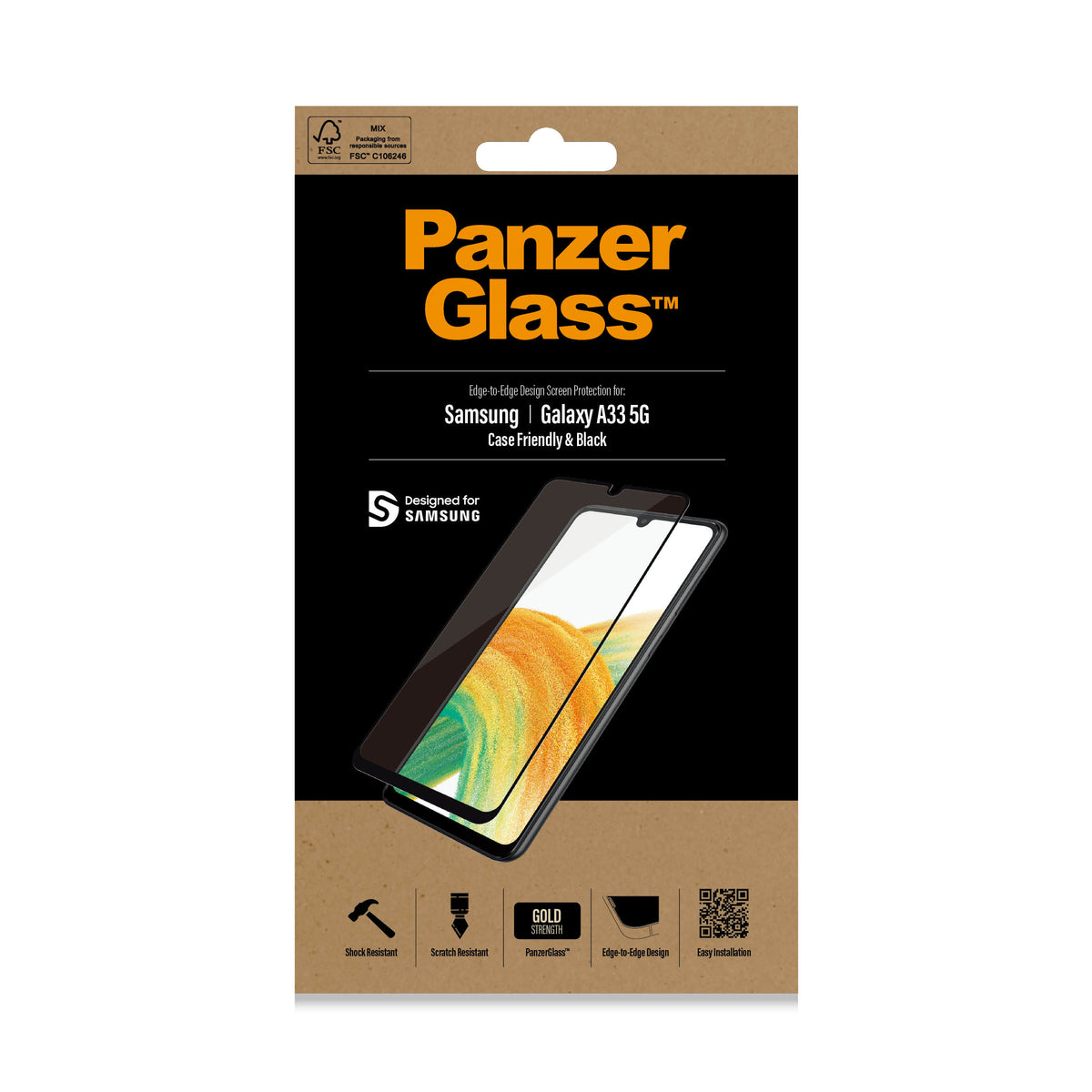 PanzerGlass ® Screen Protector Samsung Galaxy A33 5G Protector de pantalla 1 pieza(s) (2)