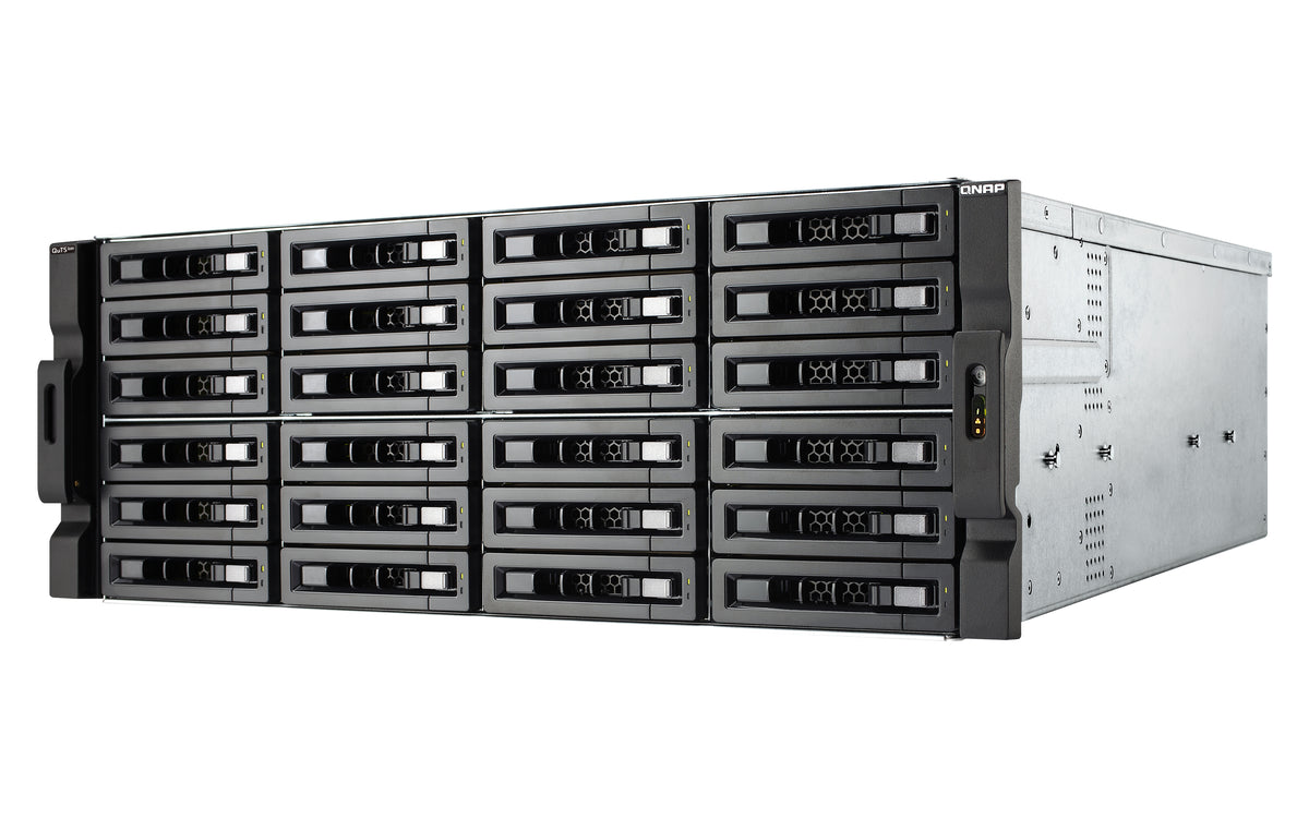 QNAP TS-h2483XU-RP NAS Bastidor (4U) Intel Xeon E E-2236 128 GB DDR4 0 TB QuTS hero Negro (4)