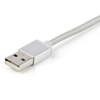 StarTech.com LTCUB1MGR cable USB USB 2.0 Micro-USB B 0,48 Gbit/s Plata (3)