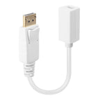Lindy 41060 adaptador de cable de vídeo 0,15 m DisplayPort Mini DisplayPort Blanco (2)