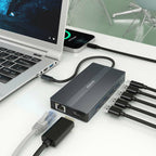 AISENS ASUC-12P017-GR base para portátil y replicador de puertos Alámbrico USB 3.2 Gen 1 (3.1 Gen 1) Type-C (5)