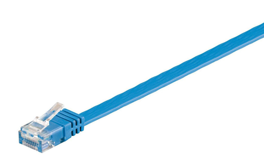 Microconnect V-UTP6005B-FLAT cable de red Azul 0,5 m Cat6 U/UTP (UTP) Plano (2)