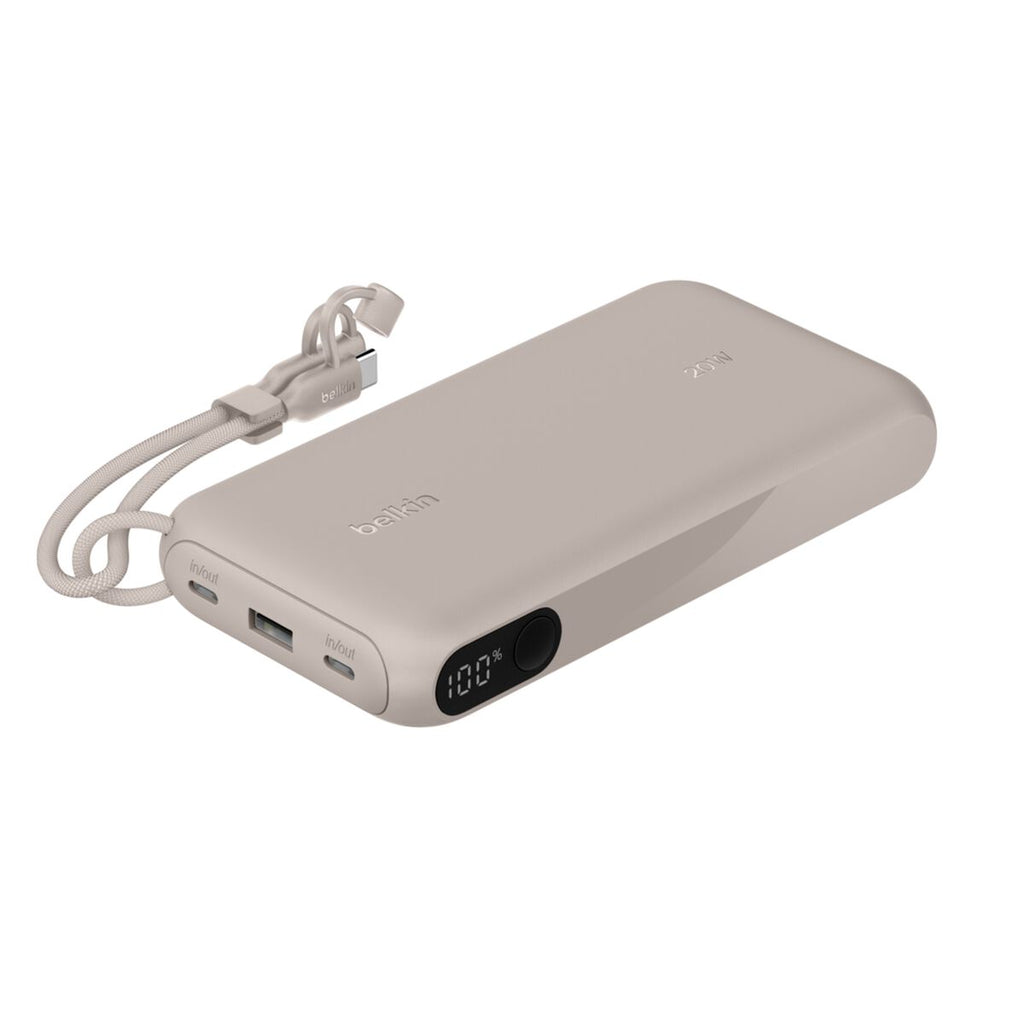 Belkin BPB028hqSD 20000 mAh Sand (20K PD20W POWER BANK WITH - DISPLAY SAND)
