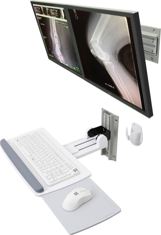 Ergotron 28-514-800 Kit de montaje (2 pivotes guía pared 26" vista 3