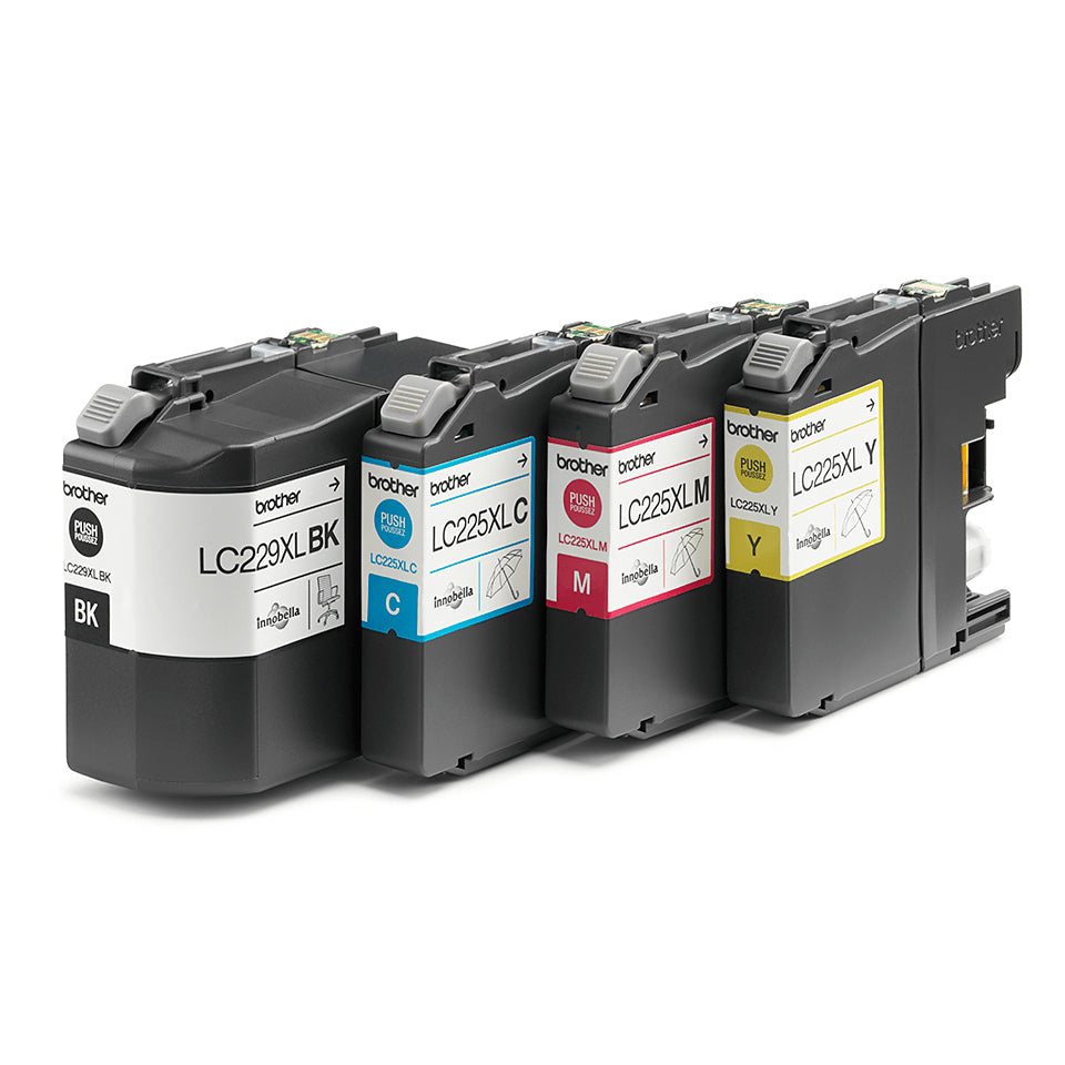 Brother LC-229XLVALBP cartucho de tinta 4 pieza(s) Original Negro, Cian, Magenta, Amarillo (4)