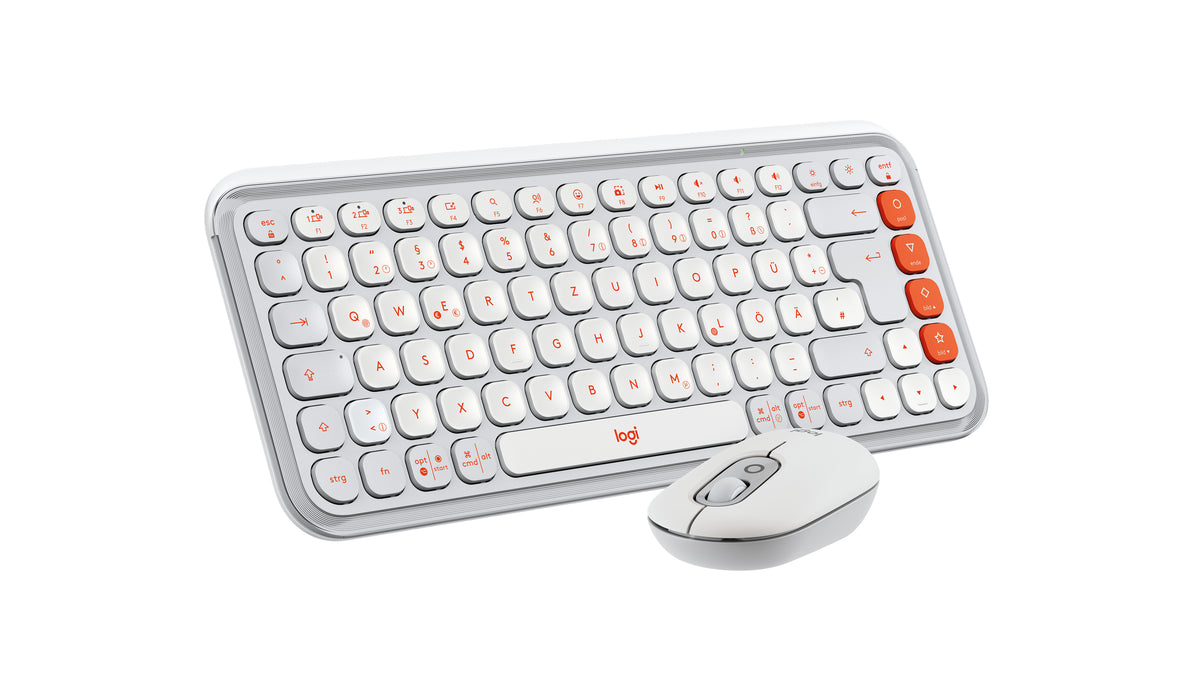 Logitech POP Icon Combo teclado Ratón incluido Universal Bluetooth QWERTZ Alemán Blanco (5)