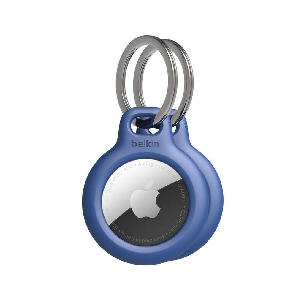 Belkin MSC002BTBL GPS tracker/finder accessory (2-PACK SECURE HOLDER W/ KEY RIN - F/ APPLE AIRTAG BLUE)
