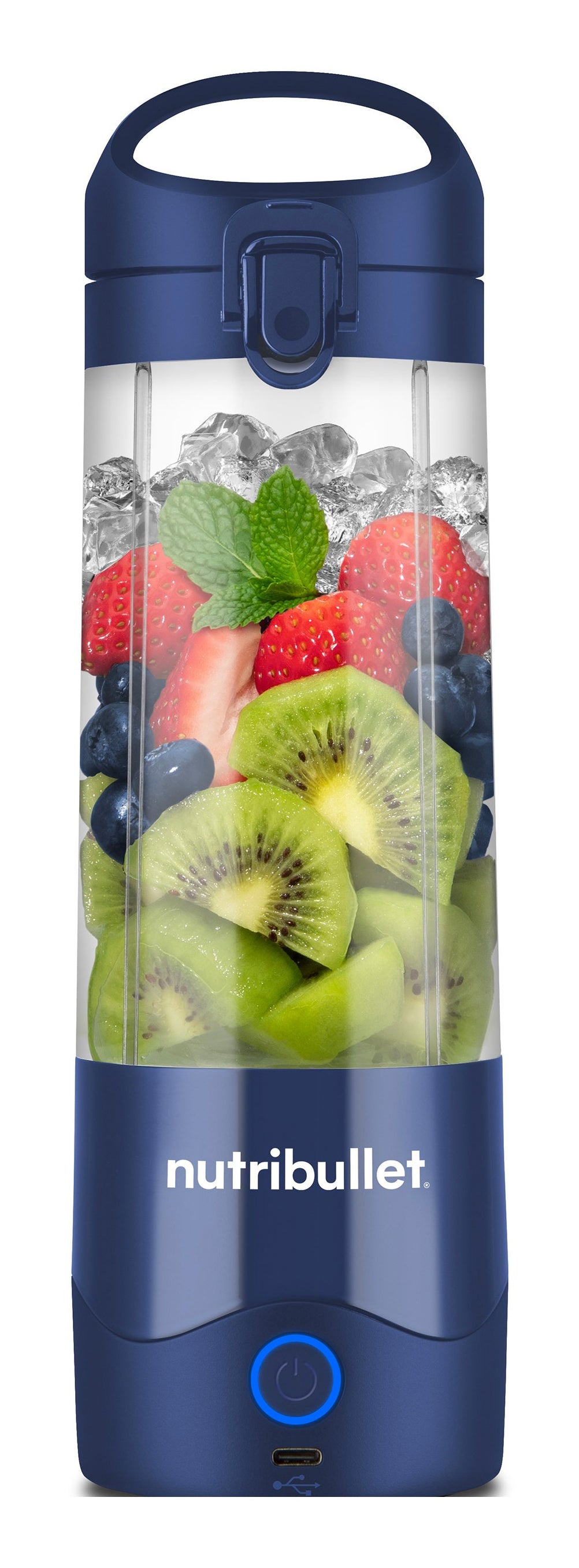 NutriBullet Portable 0,475 L Licuadora de vaso Azul, Marina