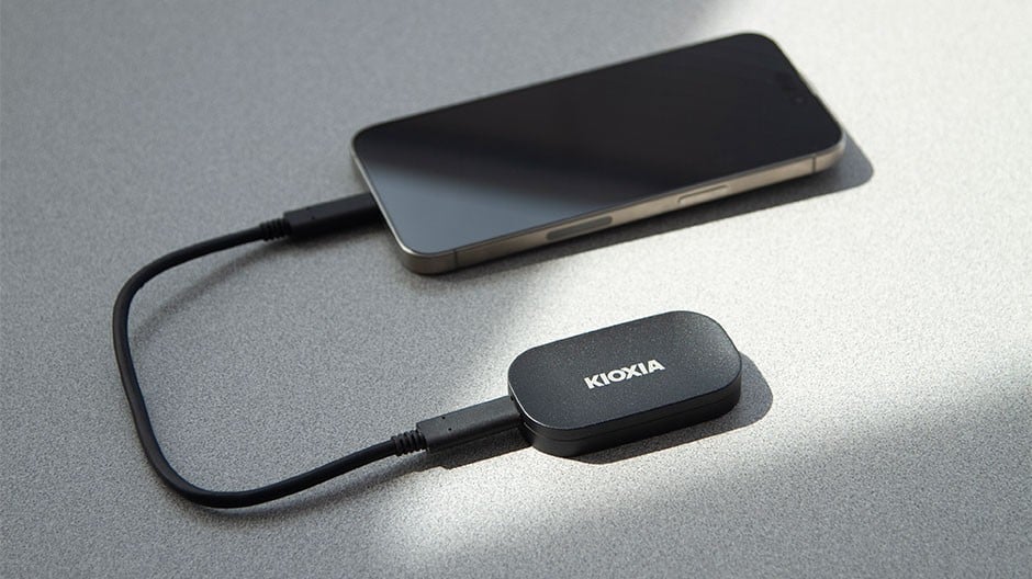 Kioxia Exceria Plus G2 500 Go USB Type-C 3.2 Gen 2 (3.1 Gen 2) Noir (3)