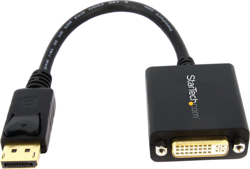 Startech DP2DVI2 - Conversor, DP Macho, DVI Hembra, Hasta 1920x1200