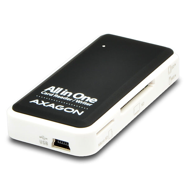 Axagon CRE-X1 lector de tarjeta USB 2.0 Negro, Blanco
