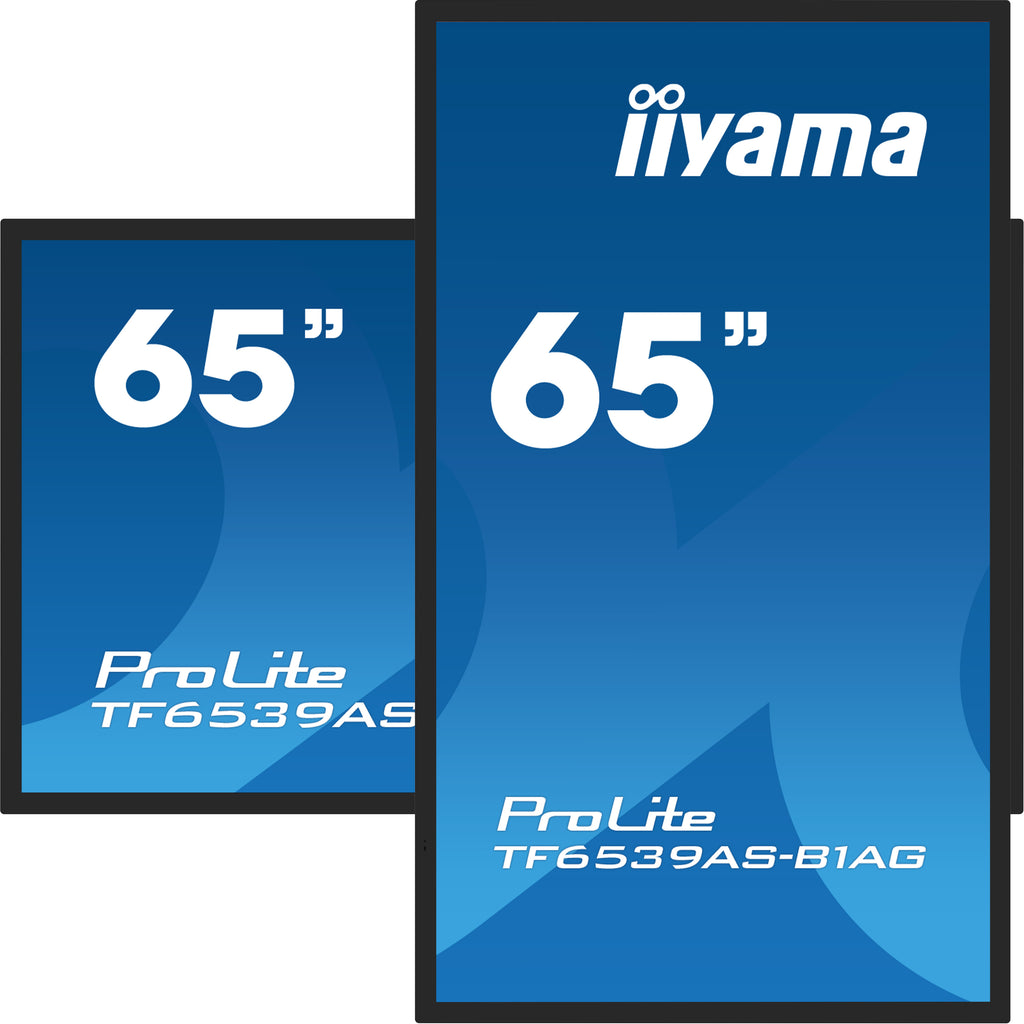 iiyama TF6539AS-B1AG pantalla de señalización Diseño de quiosco 163,8 cm (64.5") LED 435 cd / m² 4K Ultra HD Negro Pantalla táctil Procesador incorporado Android 11 24/7 (6)