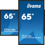 iiyama TF6539AS-B1AG pantalla de señalización Diseño de quiosco 163,8 cm (64.5") LED 435 cd / m² 4K Ultra HD Negro Pantalla táctil Procesador incorporado Android 11 24/7 (6)