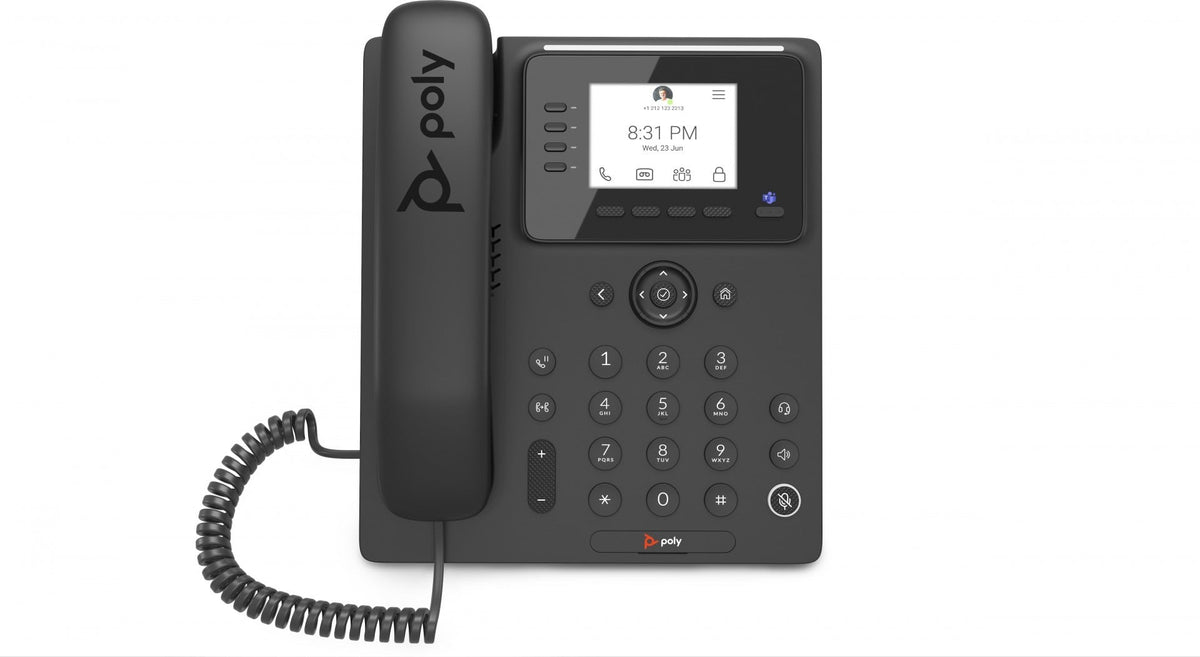 HP Poly CCX 350 Teléfono multimedia empresarial para Microsoft Teams