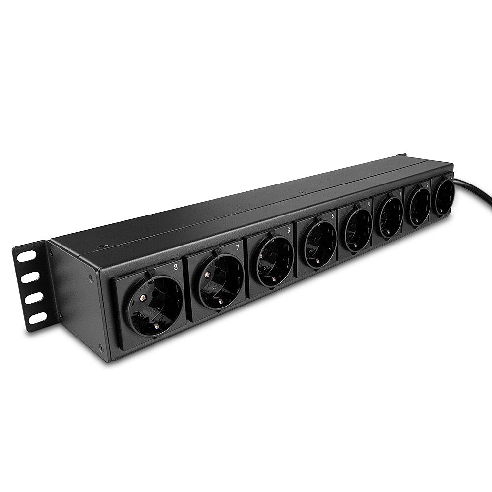 Lindy 73025 unidad de distribución de energía (PDU) 8 salidas AC 1.5U Negro (2)