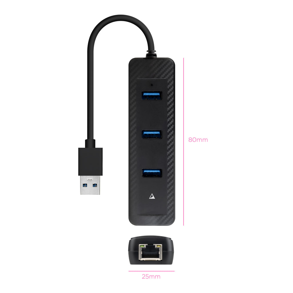 Nanocable 10.16.4604 base para portátil y replicador de puertos Alámbrico USB 3.2 Gen 1 (3.1 Gen 1) Type-A (3)
