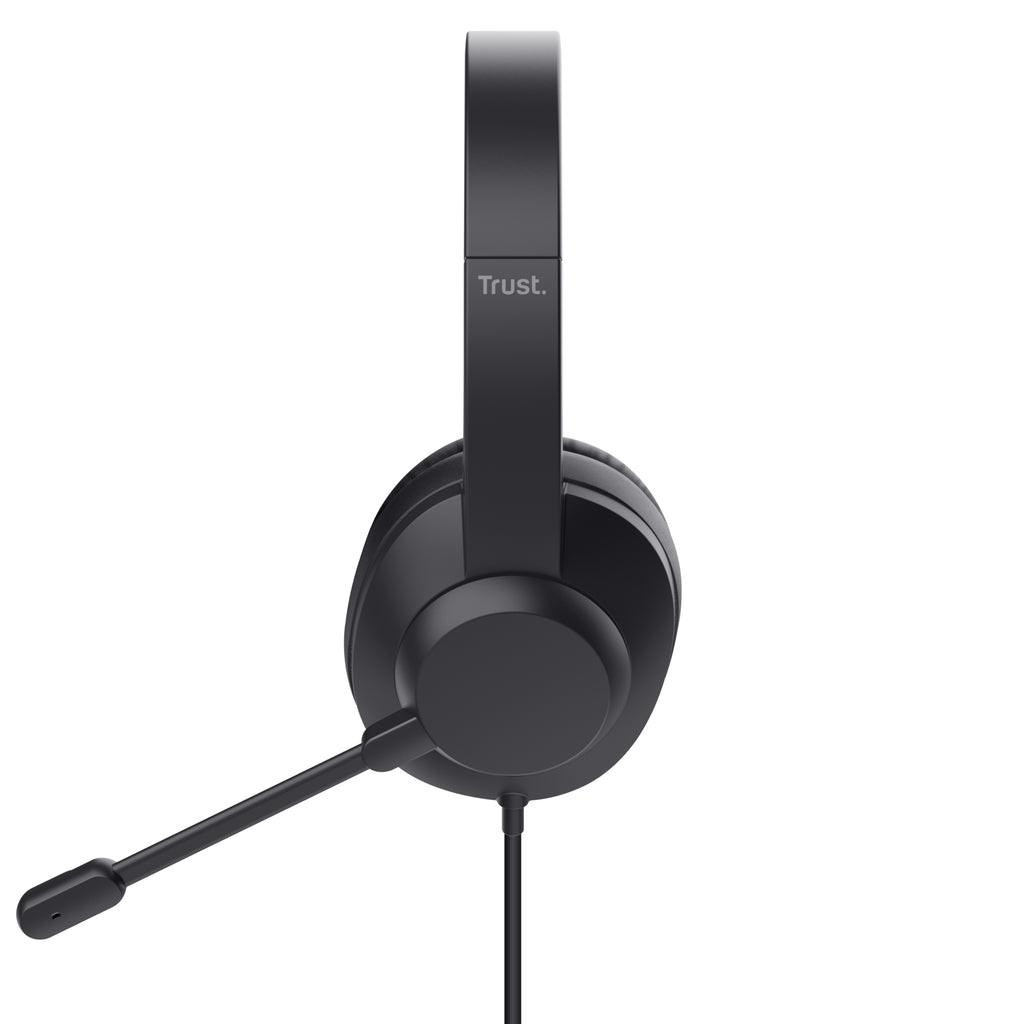 Trust Ayda Max Auriculares Alámbrico Diadema Oficina/Centro de llamadas Negro (7)