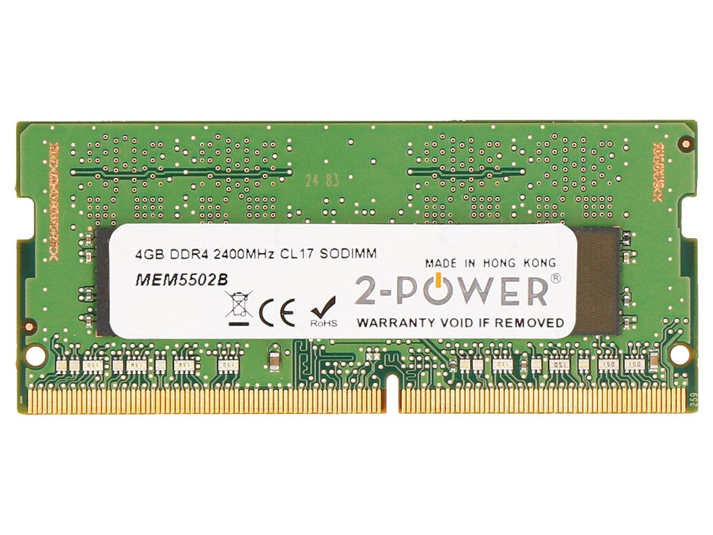 2-Power 2P-CT4G4SFS824A módulo de memoria 4 GB 1 x 4 GB DDR4 260-pin SO-DIMM