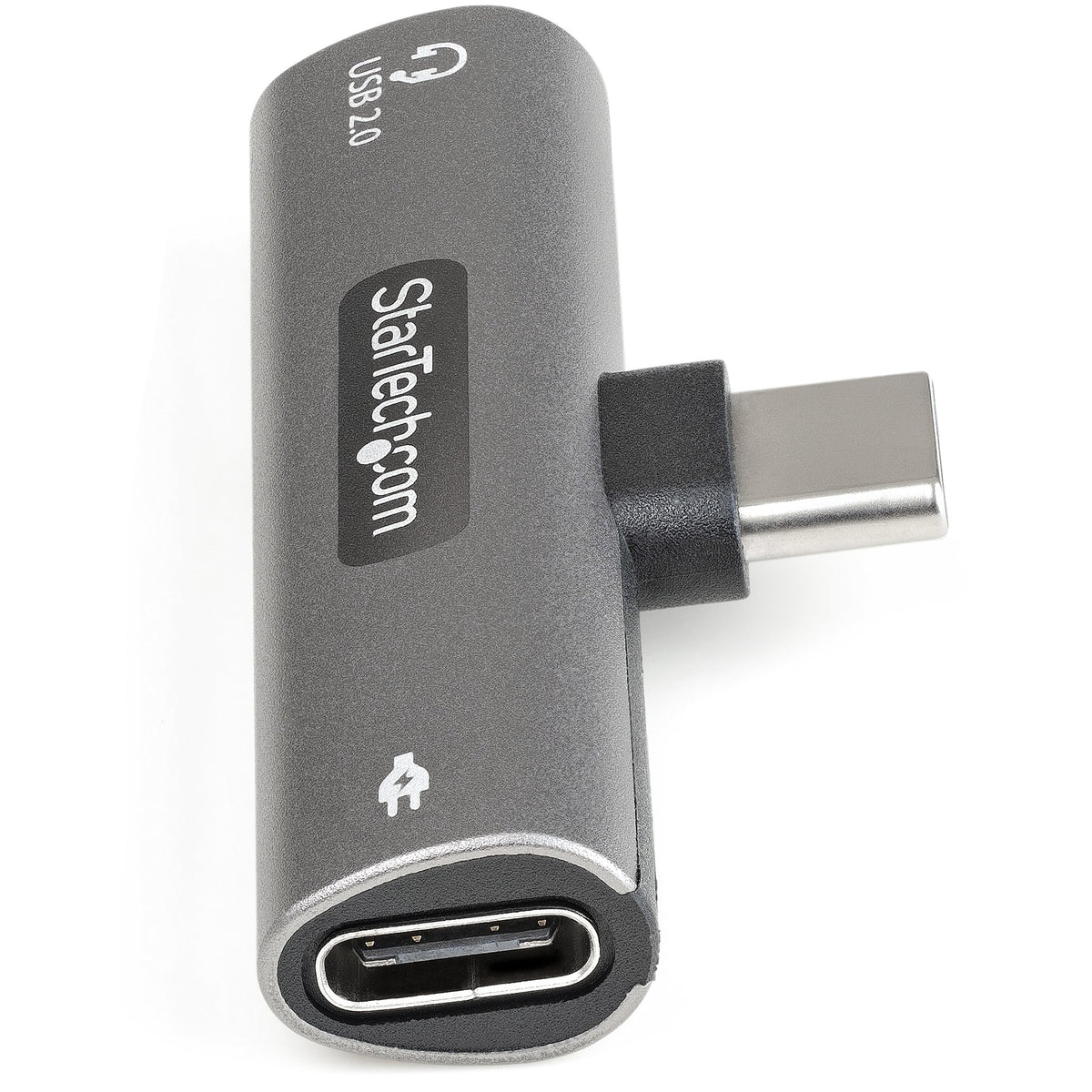 StarTech.com CDP2CAPDM hub de interfaz USB 2.0 Type-C 480 Mbit/s Plata