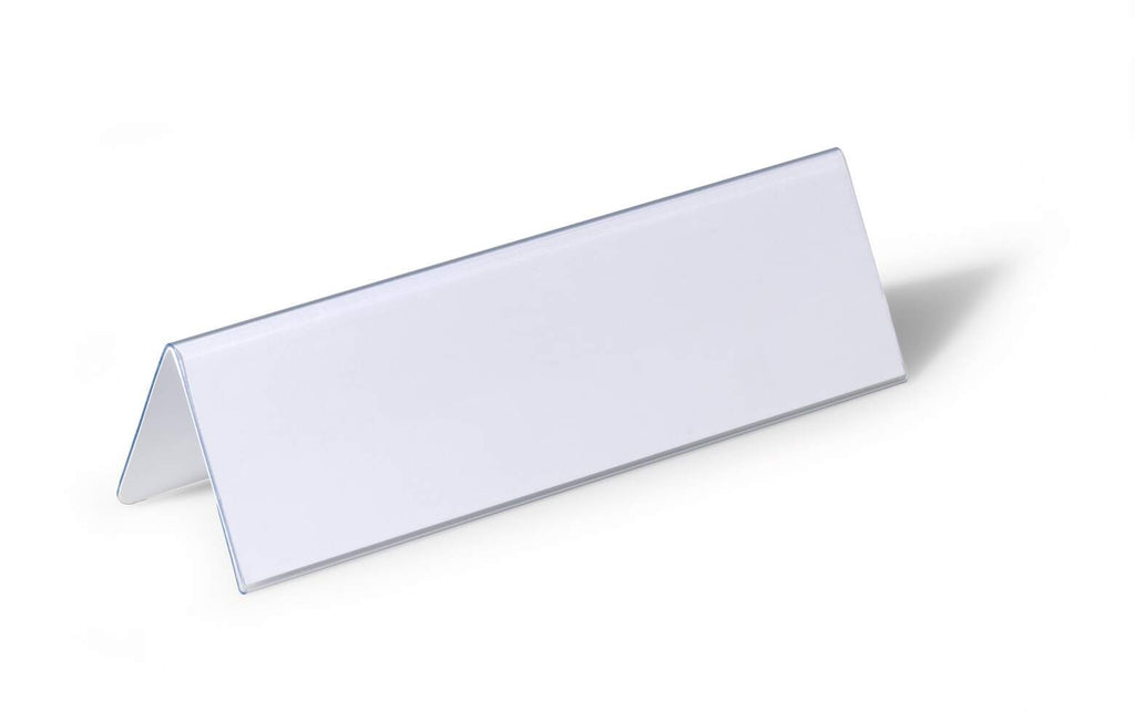 Durable 805219 Placa identificativa no metálica Transparente