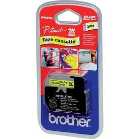 Brother M-K621B cinta para impresora de etiquetas Negro sobre amarillo (2)
